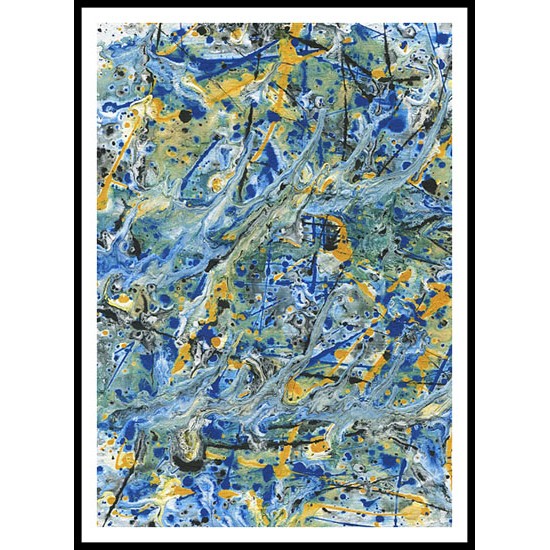 Abstract Paint - 122, A New Print Of An Abstract Painting.