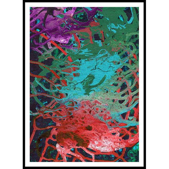 Abstract Paint - 17, A New Print Of An Abstract Painting.