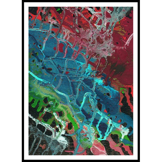 Abstract Paint - 19, A New Print Of An Abstract Painting.