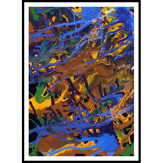 Abstract Paint - 24, A New Print Of An Abstract Painting.