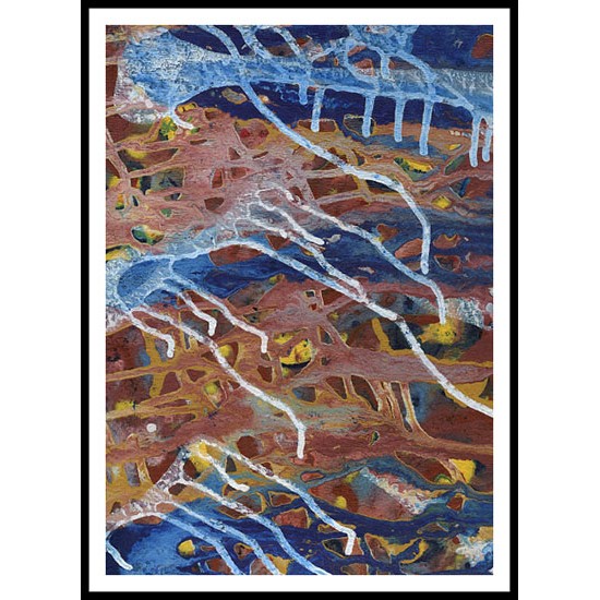 Abstract Paint - 5, A New Print Of An Abstract Painting.