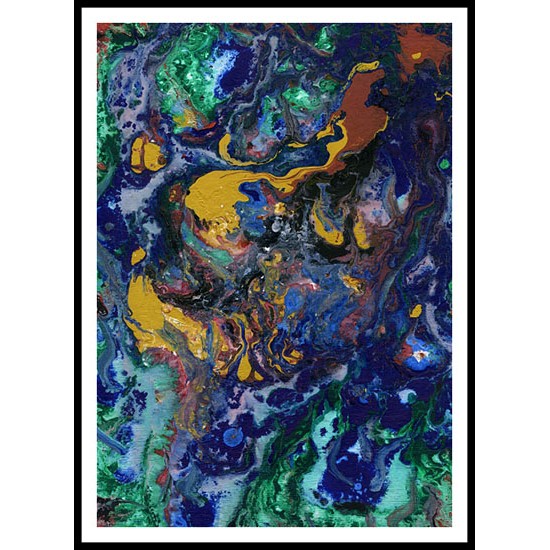 Abstract Paint - 9, A New Print Of An Abstract Painting.