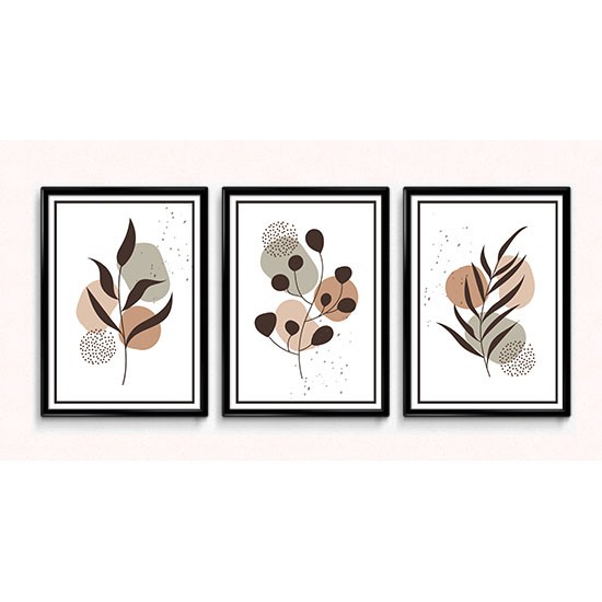 Fabulous Minimalist Abstract Posters Boho Style, 3 Print Set - 12