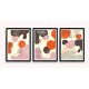 Fabulous Minimalist Abstract Posters Boho Style, 3 Print Set - 27