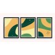 Fabulous Minimalist Abstract Posters Boho Style, 3 Print Set - 44