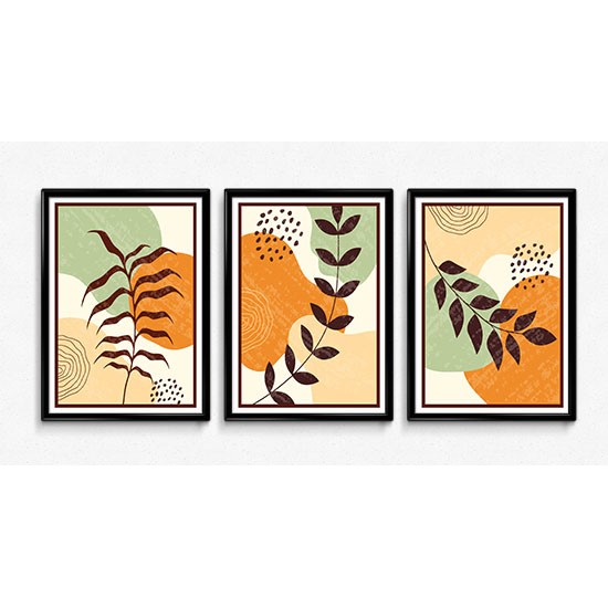 Fabulous Minimalist Abstract Posters Boho Style, 3 Print Set - 47