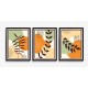 Fabulous Minimalist Abstract Posters Boho Style, 3 Print Set - 47