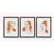 Fabulous Minimalist Abstract Posters Boho Style, 3 Print Set - 9