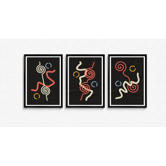 A Fabulous Selection of Sets Of 3 Of Modern Abstract Poster Prints A4 A3 A2 A Fabulous Selection of Sets Of 3 Of Modern Abstract Poster Prints A4 A3 A2