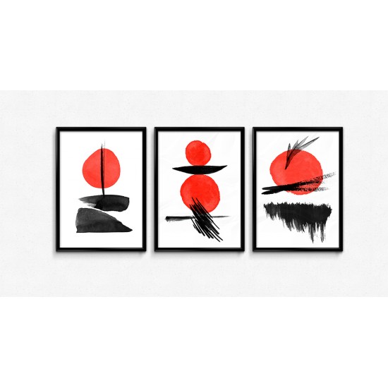 A Fabulous Selection of Sets Of 3 Of Modern Abstract Poster Prints A4 A3 A2 A Fabulous Selection of Sets Of 3 Of Modern Abstract Poster Prints A4 A3 A2
