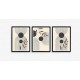 A Fabulous Selection of Sets Of 3 Of Modern Abstract Poster Prints A4 A3 A2 A Fabulous Selection of Sets Of 3 Of Modern Abstract Poster Prints A4 A3 A2