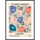 1970 Daisy Flowers Market Abstract Floral Wall Art Poster 11