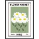 1970 Flowers Market Trendy Botanical Wall Art Poster 1