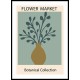 1970 Flowers Market Trendy Botanical Wall Art Poster 12