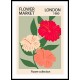 1970 Flowers Market Trendy Botanical Wall Art Poster 7