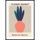 1970 Flowers Market Trendy Botanical Wall Art Poster 9