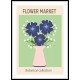 Botanical Poster With Assorted Flowers Wall Art 1