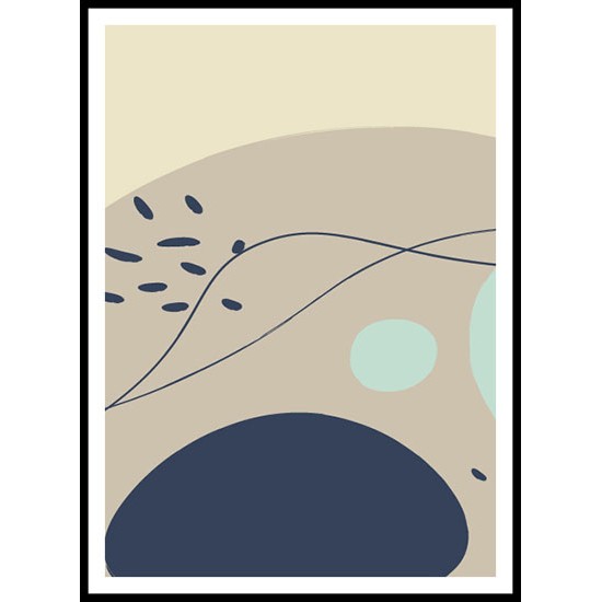 Minimalist Abstract Hand Drawn Wall Art Poster 1