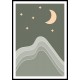 Modern Landscape Posters Sun And Moon 1