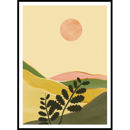 Minimalist Hand Painted Illustration Wall Art Poster 1