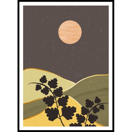 Minimalist Hand Painted Illustration Wall Art Poster 3