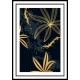 Luxury Gold Tropical Leaves Wall Art Poster 1