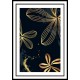 Luxury Gold Tropical Leaves Wall Art Poster 3