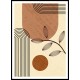 Mid Century Modern Minimalist In Boho Style Wall Art Poster 3