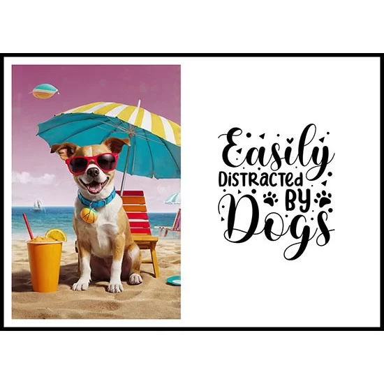 AI Generated Cool Dog With A Doggie Quote - 2 AI Generated Cool Dog With A Doggie Quote - 2