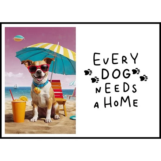 AI Generated Cool Dog With A Doggie Quote - 2 AI Generated Cool Dog With A Doggie Quote - 2