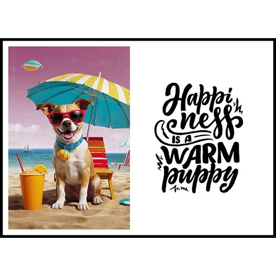 AI Generated Cool Dog With A Doggie Quote - 2 AI Generated Cool Dog With A Doggie Quote - 2
