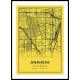 Anaheim City Map, California