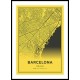 Barcelona City Map, Spain