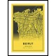 Beirut City Map, Lebanon