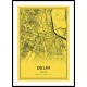 Delhi City Map, India