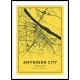 Jefferson City City Map, Missouri