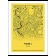 Rome City Map, Italy