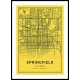 Springfield City Map, Illinois