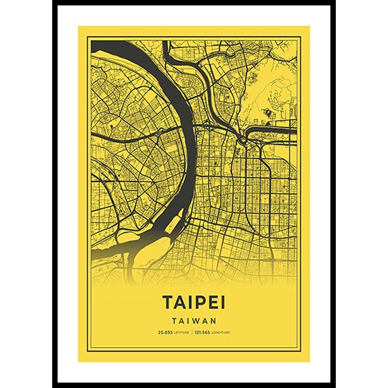 Taipei City Map, Taiwan