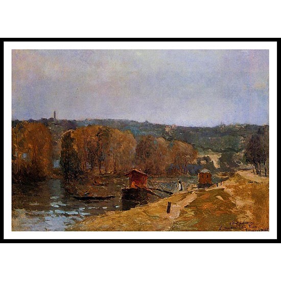 Billancourt Landscape, A New Print Of an Albert Lebourg Painting