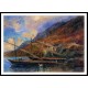 Boats by the Banks of Lake Geneva at Saint Gingolph, A New Print Of an Albert Lebourg Painting