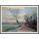 Hondouville an Afternoon at the End of Winter, A New Print Of an Albert Lebourg Painting