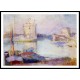 La Rochelle the Port, A New Print Of an Albert Lebourg Painting