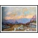 La Seine a Paris 1897, A New Print Of an Albert Lebourg Painting