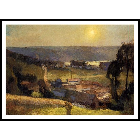 Landscape, A New Print Of an Albert Lebourg Painting