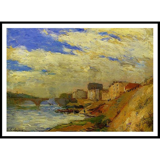 Le Pont de Neuilly a Courbevoie 1890, A New Print Of an Albert Lebourg Painting