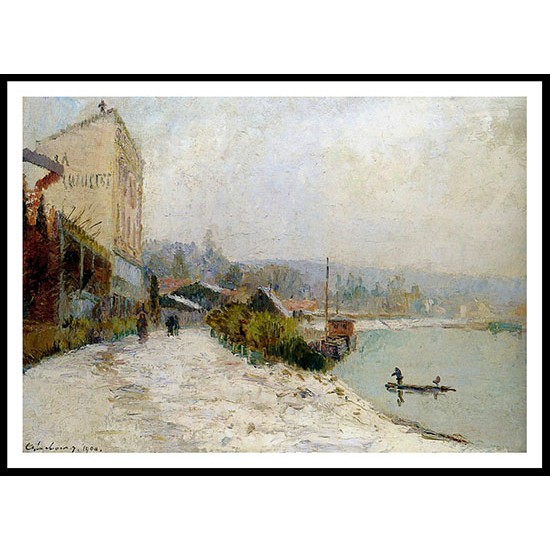 Le Seine au Bas Meudon 1904, A New Print Of an Albert Lebourg Painting