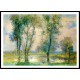 Near the Lake 1909, A New Print Of an Albert Lebourg Painting