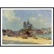 Notre Dame Paris 1897, A New Print Of an Albert Lebourg Painting