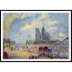 Notre Dame de Paris and the Bridge of the Archeveche, A New Print Of an Albert Lebourg Painting